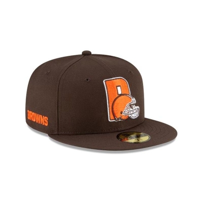 Sapca New Era Cleveland Browns NFL Logo Mix 59FIFTY Fitted - Maro